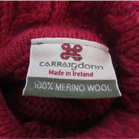 Carriage Donn NWOT 100% Merino Wool Cable Knit Roll Neck Jumper Gorgeous! - Picture 2 of 8